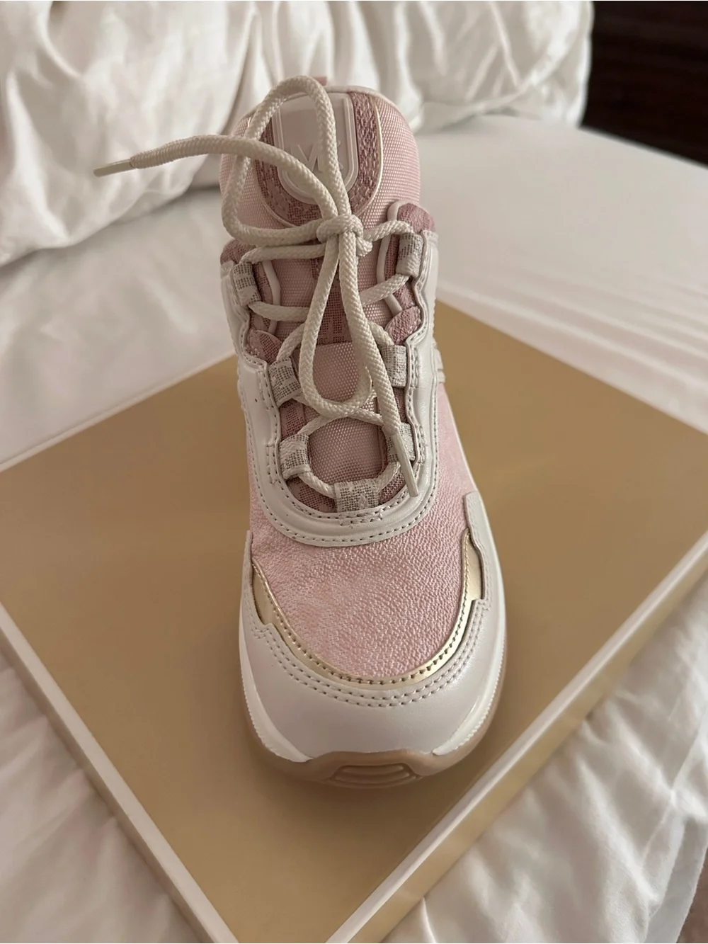 Michael Kors Pink Platform Trainer Sneaker